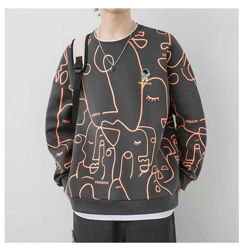 VERSDUN Astronaut Vector Art Sweatshirt