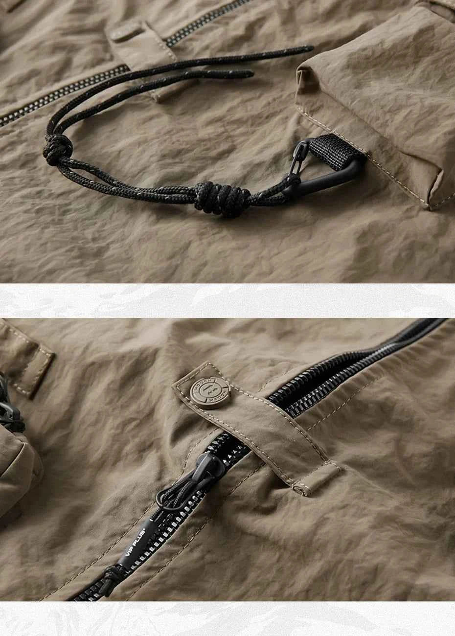 Multi Vest Pockets Two Pieces T-Shirt