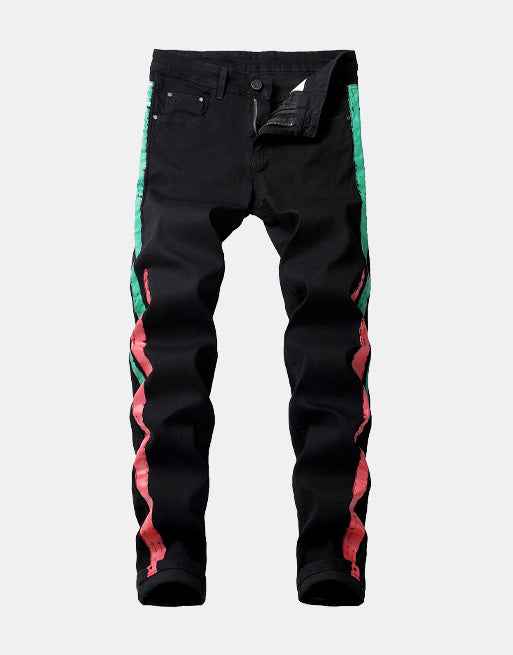 Two Stripes Color Line Jeans