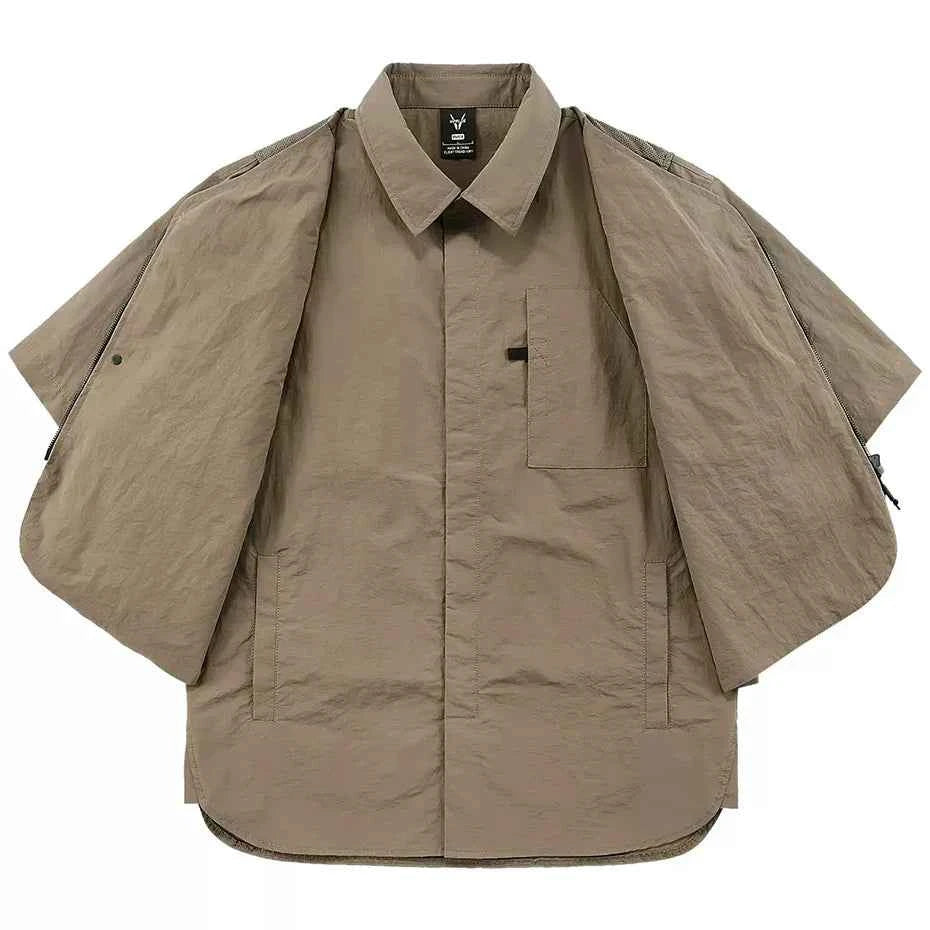 Multi Vest Pockets Two Pieces T-Shirt