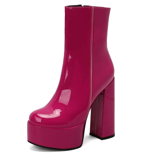 AZALEA High Heel Platform Ankle Boots - Sneakernational