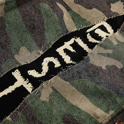 Side Slit Green Camo T-Shirt