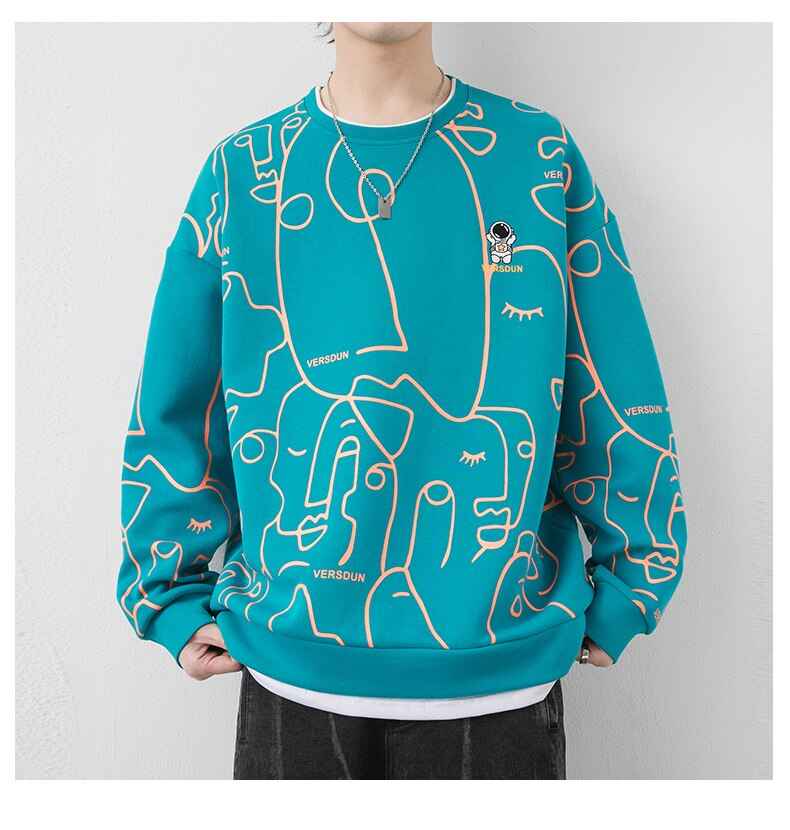 VERSDUN Astronaut Vector Art Sweatshirt