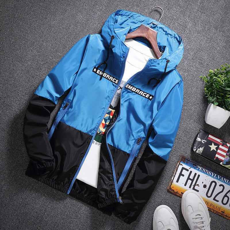 Embrace Two Half Color Jacket