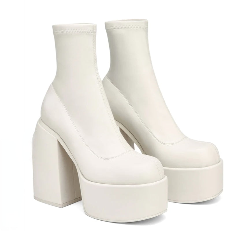 ELVA High Heel Ankle Boots - Sneakernational