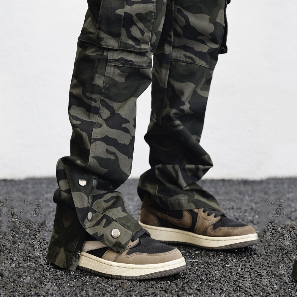 AM23 Straight Camo Cargo Pants - Sneakernational