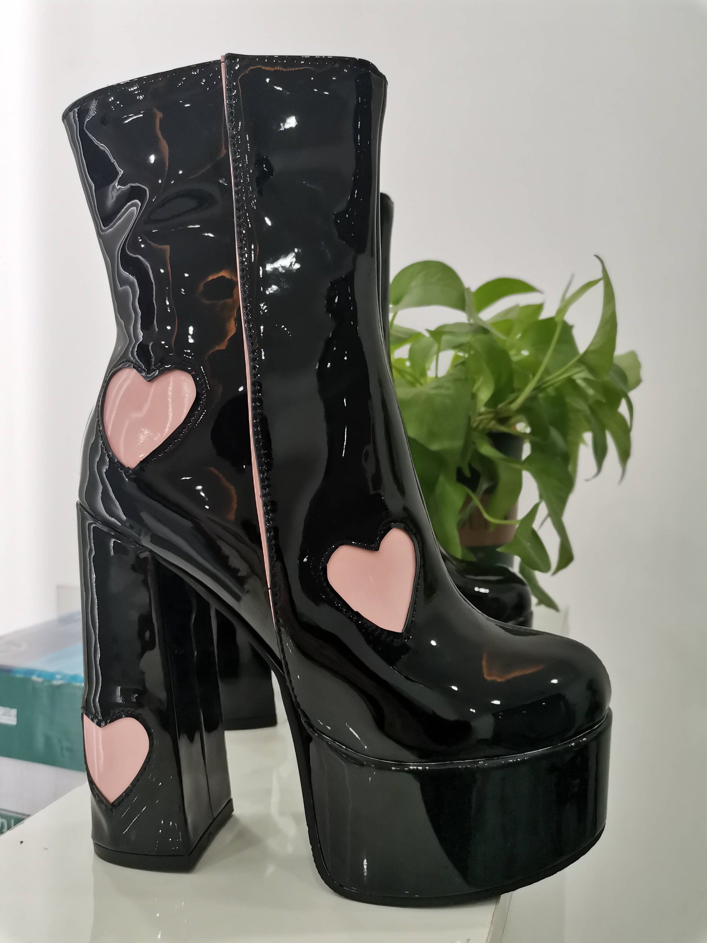 FLUER High Heel Platform Ankle Boots - Sneakernational