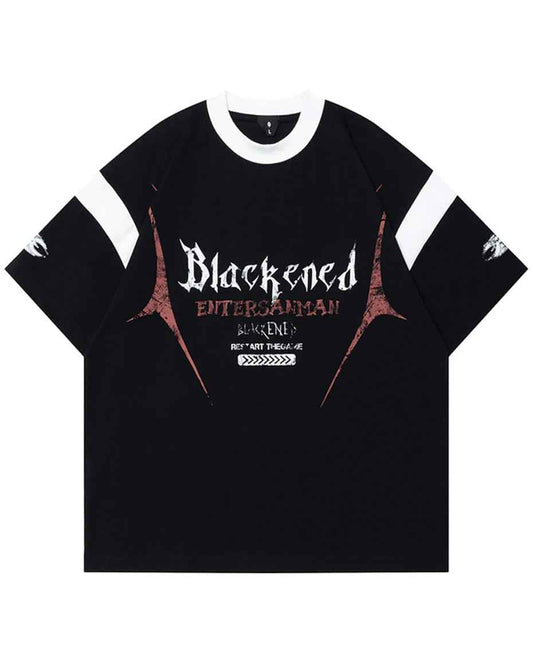 Blackened Restart The Game Oversized T-Shirt