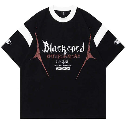 Blackened Restart The Game Oversized T-Shirt
