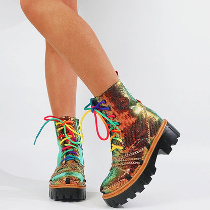 DEICE Dazzling Chunky Boots - Sneakernational