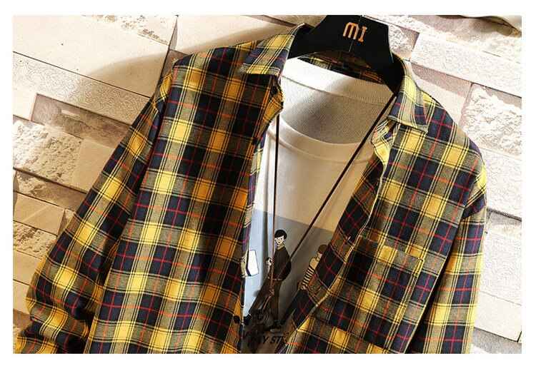 Gingham Pattern Shirt