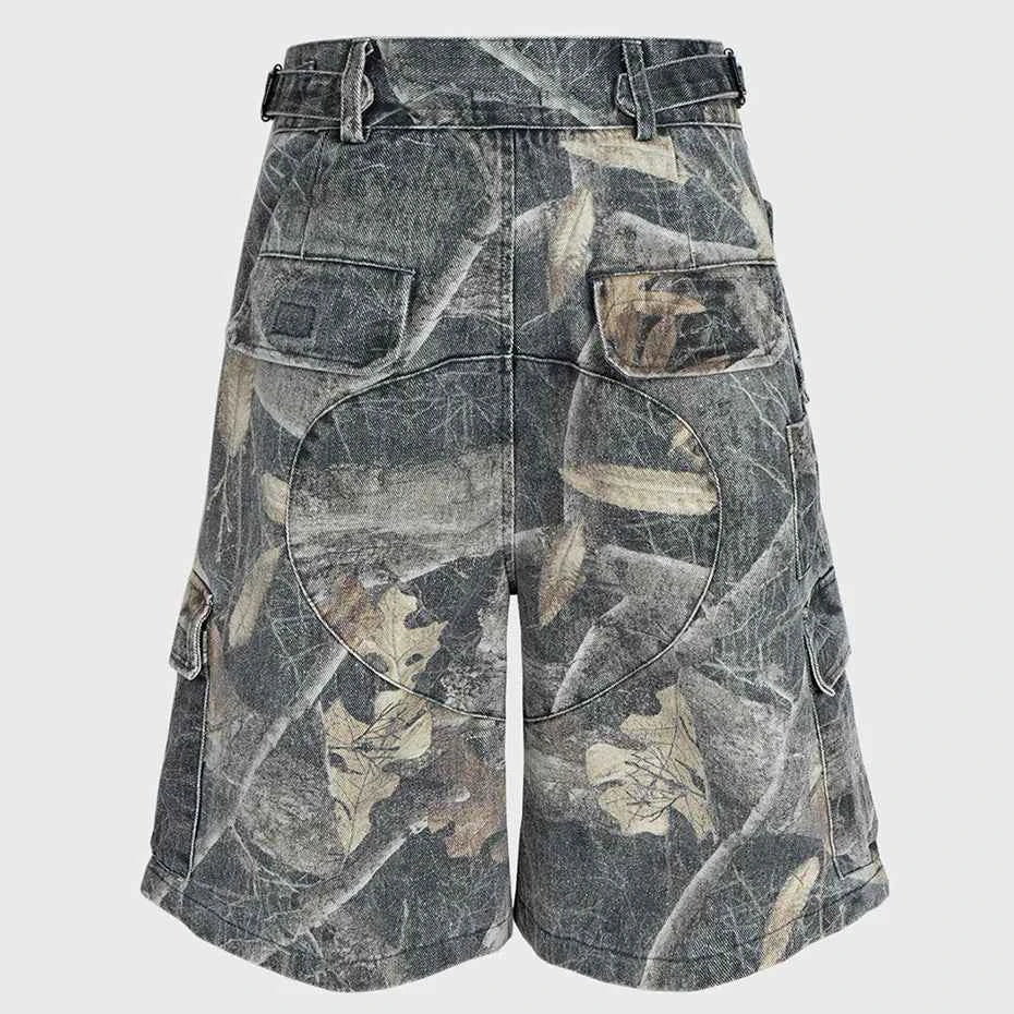 Hunting Camo Side Pockets Shorts