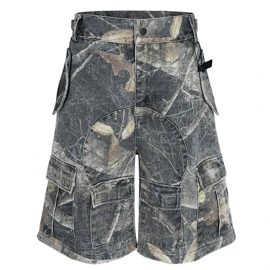 Hunting Camo Side Pockets Shorts
