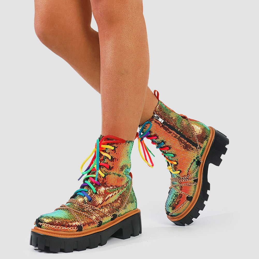 DEICE Dazzling Chunky Boots - Sneakernational