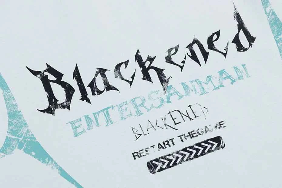 Blackened Restart The Game Oversized T-Shirt