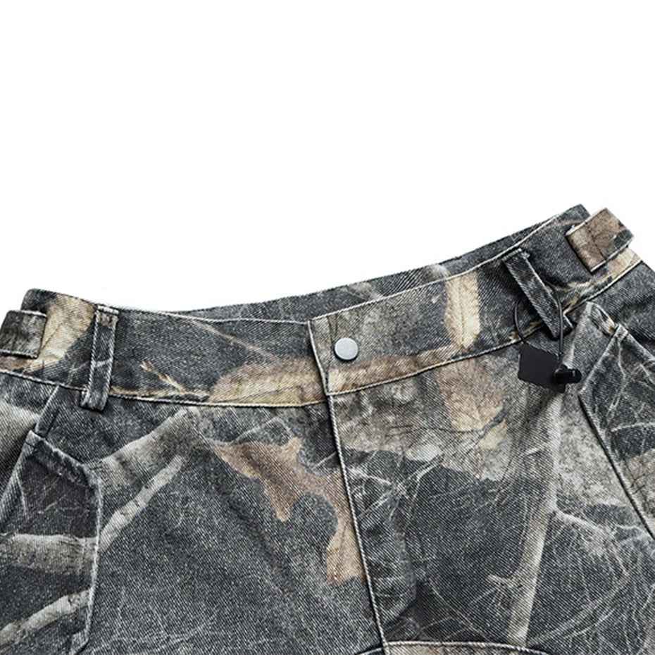 Hunting Camo Side Pockets Shorts