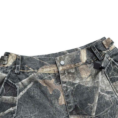 Hunting Camo Side Pockets Shorts
