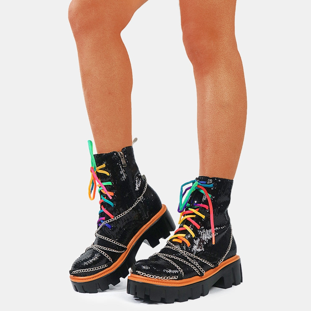 DEICE Dazzling Chunky Boots - Sneakernational