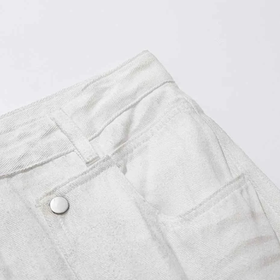 Multi Buckles Black Spot Pants