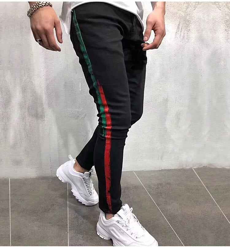 Two Stripes Color Line Jeans