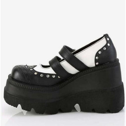 MERLE Chunky Heel Oxford Shoes - Sneakernational
