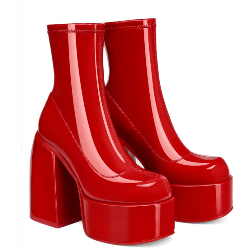 ELVA High Heel Ankle Boots - Sneakernational