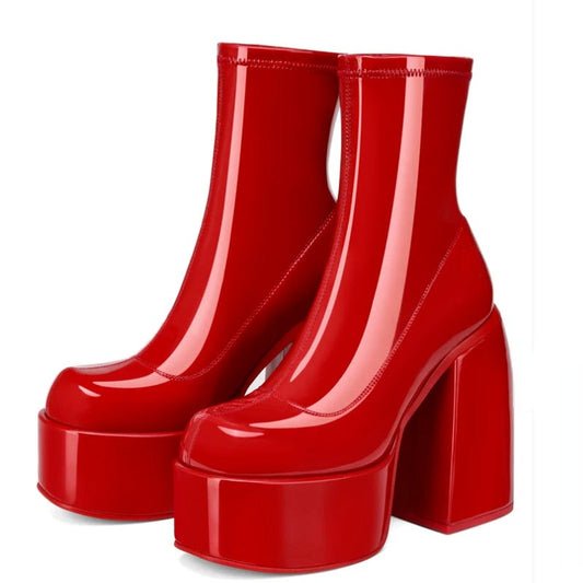 ELVA High Heel Ankle Boots - Sneakernational