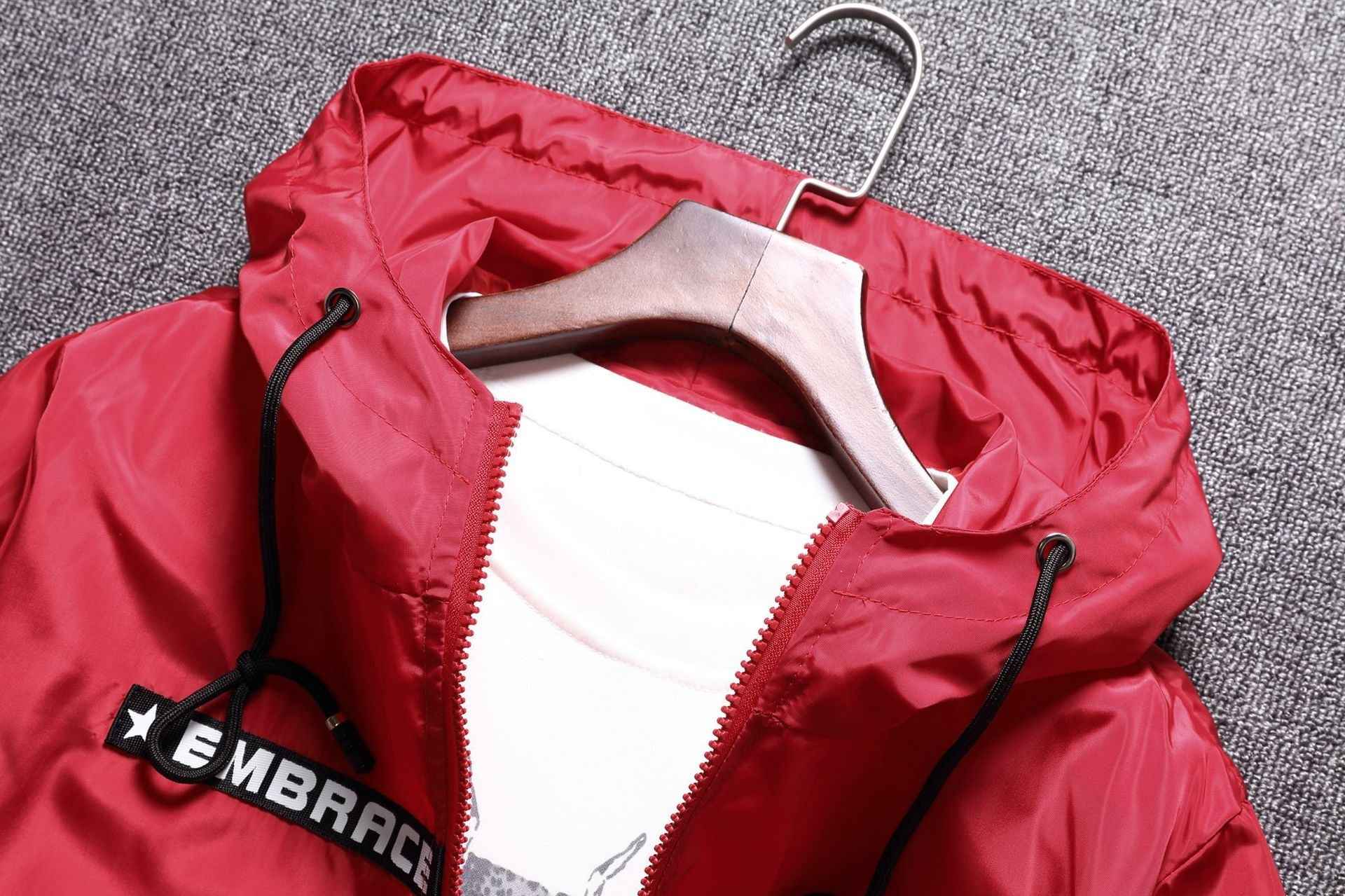 Embrace Two Half Color Jacket