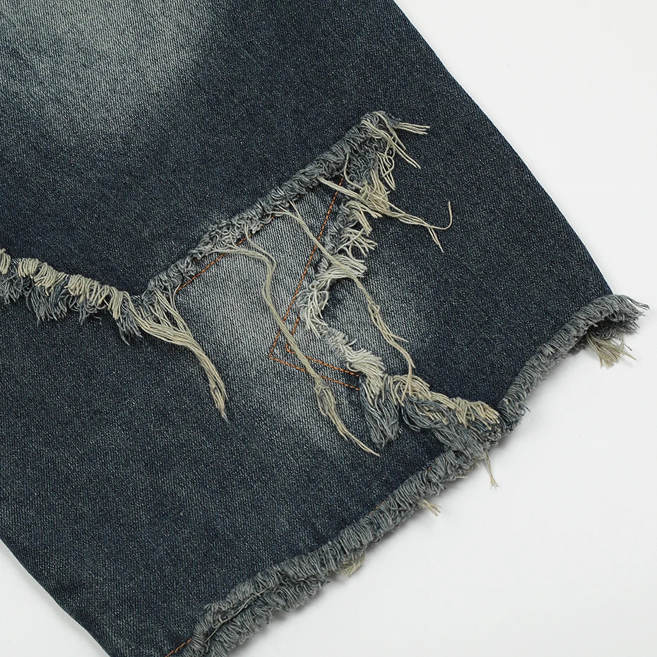 Blue Denim Tassel Star Shorts - Sneakernational