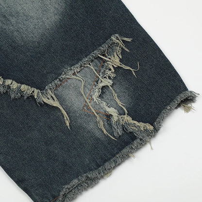Blue Denim Tassel Star Shorts - Sneakernational