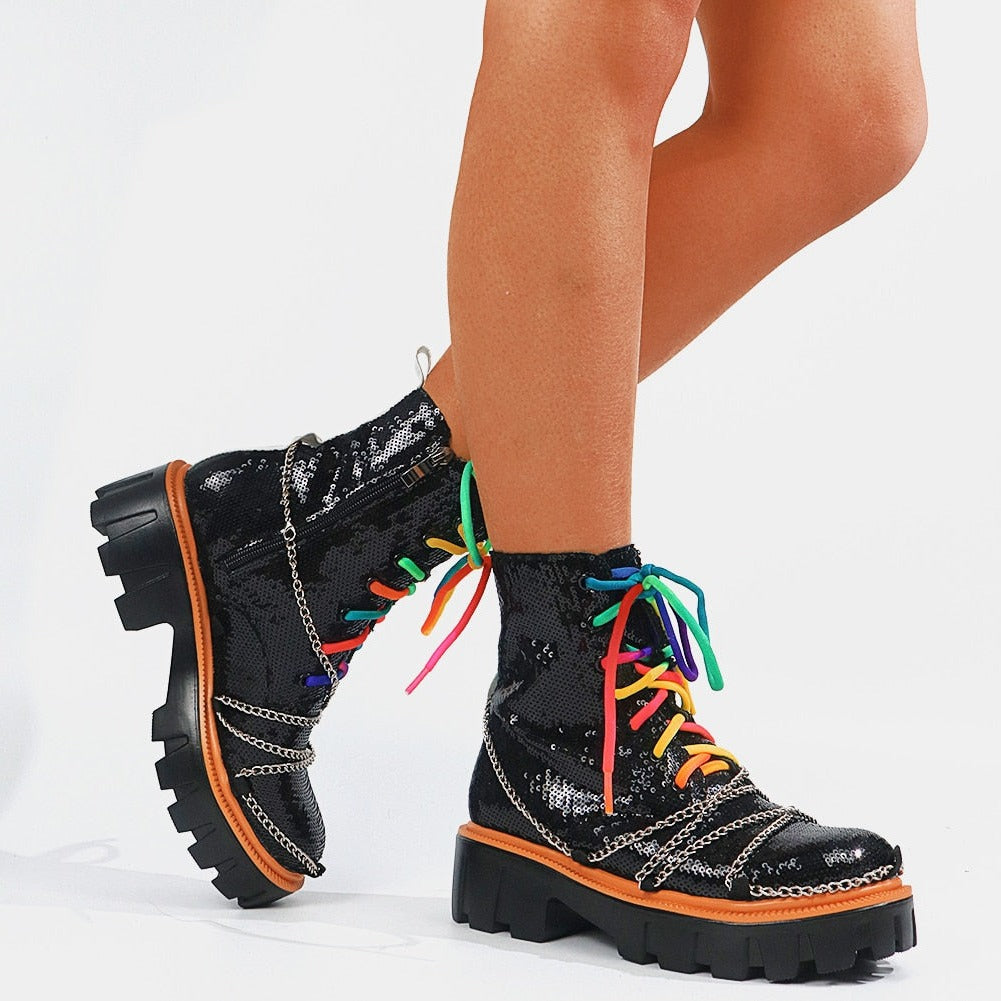 DEICE Dazzling Chunky Boots - Sneakernational