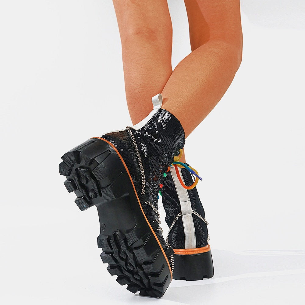 DEICE Dazzling Chunky Boots - Sneakernational