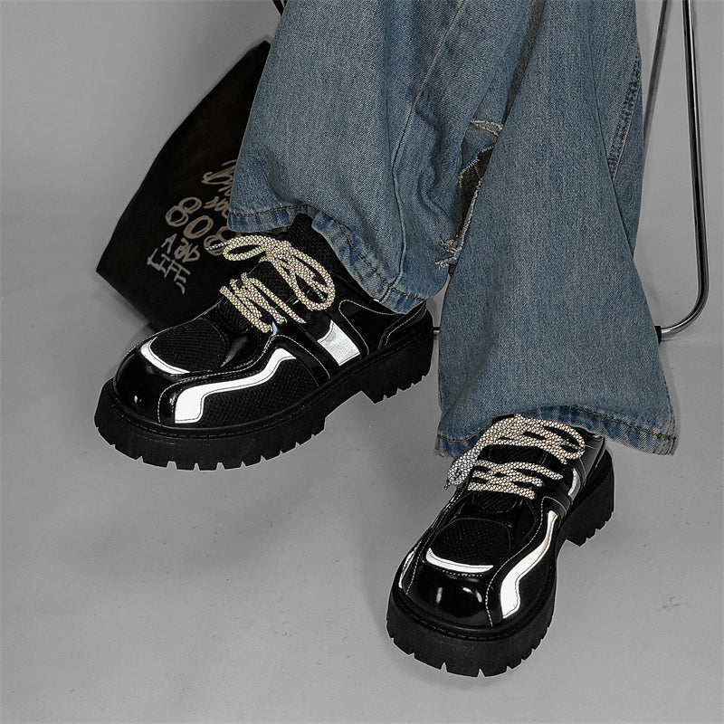 MLB LTHR-17 Reflective Chunky Boots - Sneakernational