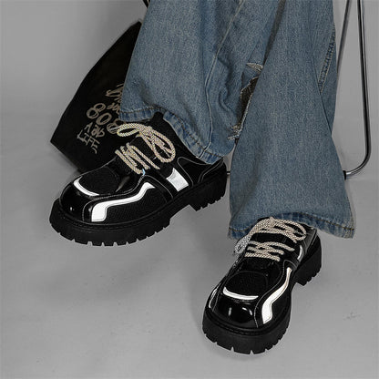MLB LTHR-17 Reflective Chunky Boots - Sneakernational