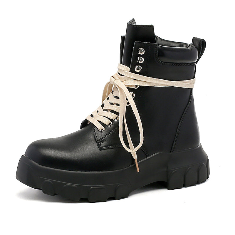 MLB LTHR-01 High-Top Combat Boots - Sneakernational