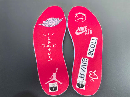 Travis Scott × AJ1 Low "Shy Pink"