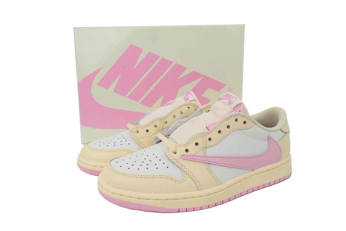 Travis Scott x Air Jordan 1 Low Soft Powder Pouring