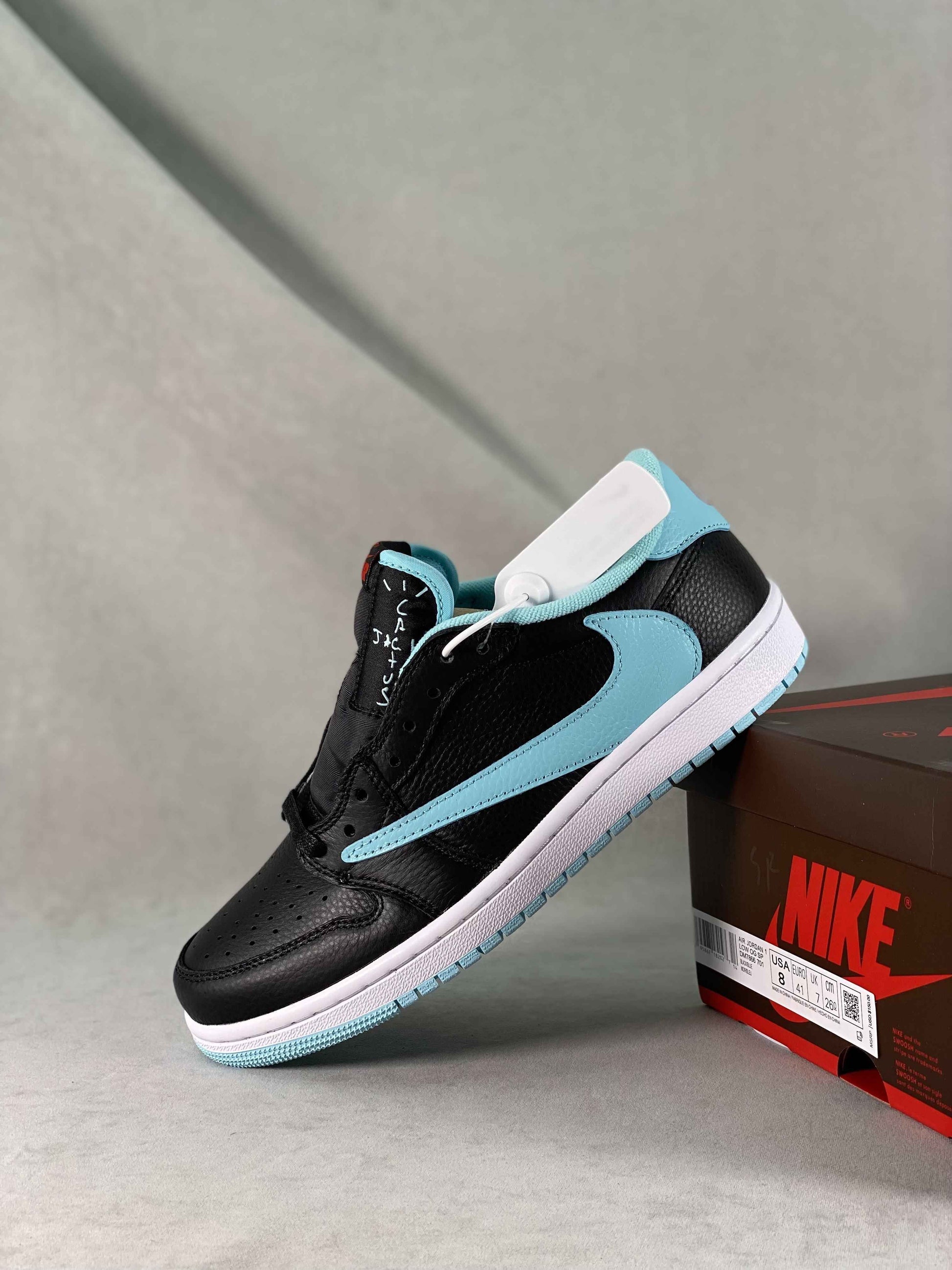 Custom Travis Scott x Air Jordan 1 Reverse Mocha DM7866 701