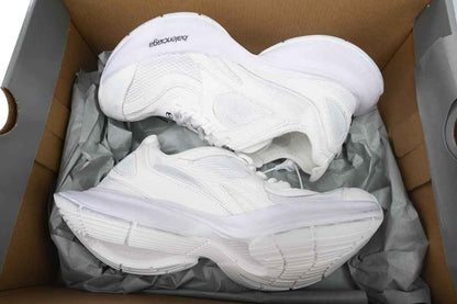 Custom BLCG Circuit Sneaker 'Worn-Out - White